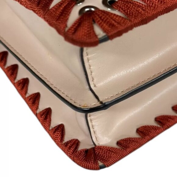 FENDI Shoulder Bag Cross Body leather Chain Canai mini used - Picture 6 of 9